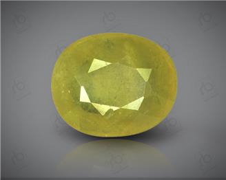 Natural Heated & Treated Yellow Sapphire Certified 5.06 (CTS) ( 88616 )